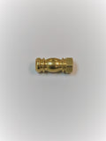 5/32" Hex Large Double Barrel Tension Nut  .783" Long (Open End)  * Only Available In Raw Brass Finish *