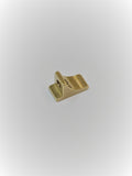 Stewart Style Bracket Shoe   Machined Part 12-24 thread  .760 Long, .385" Wide  Currently available in raw brass finish